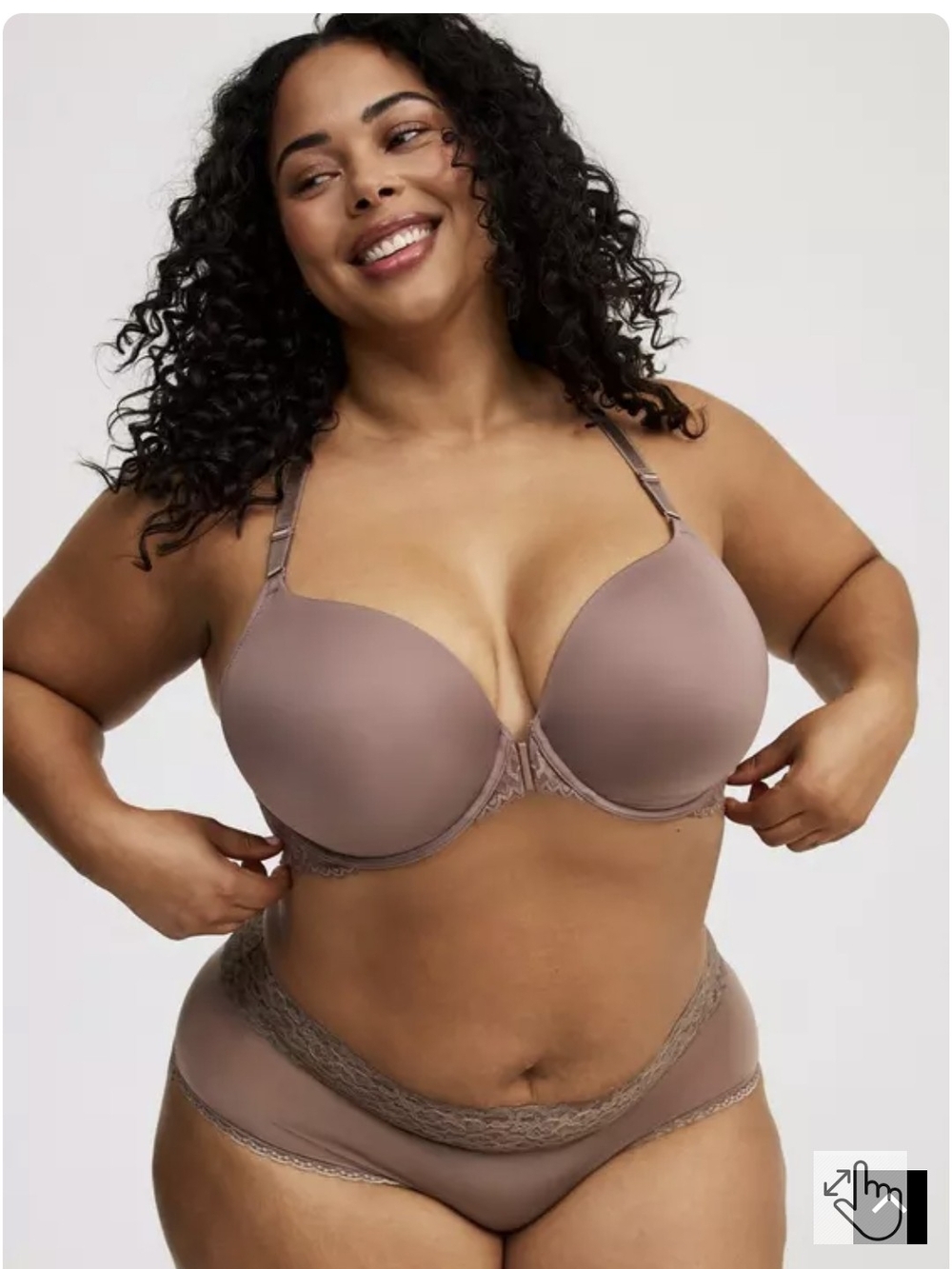 TORRID NAVY SEXY T-SHIRT BRA FRONT CLOSER NEW 50DDD RACERBACK